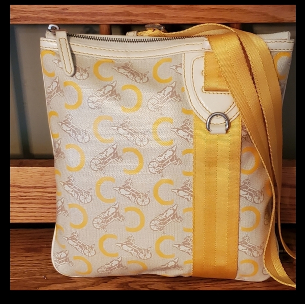 Celine Macadam C Carriage Coated Canvas Messenger Crossbody Bag - Picture 4 of 16